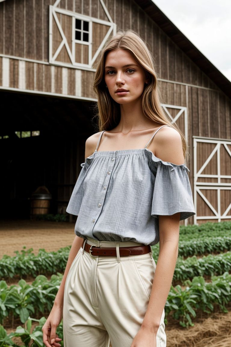 00090-4253816876-European woman, closeup, sandals, (shirt), pants, (farm with barn), ZM_kara, wide shoulders, perfect face, (contact iris_ 1.1),.jpg